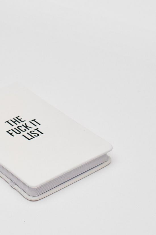 NastyGal The Fuck It List Graphic Lined Notebook 4