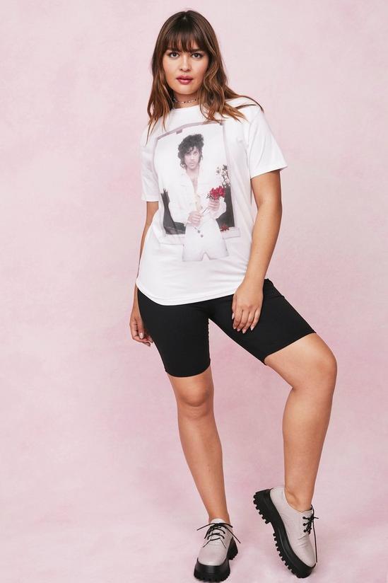 NastyGal Plus Size Prince Graphic Band T-Shirt 2