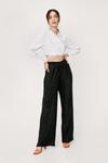 NastyGal High Waisted Plisse Wide Leg Trousers thumbnail 1