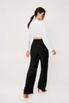 NastyGal High Waisted Plisse Wide Leg Trousers thumbnail 4