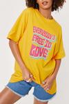 NastyGal Free to Love Graphic T-Shirt thumbnail 3