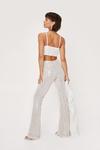 NastyGal High Waisted Sequin Flare Trousers thumbnail 4
