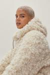 NastyGal Plus Size Teddy Faux Fur Zip Through Jacket thumbnail 3