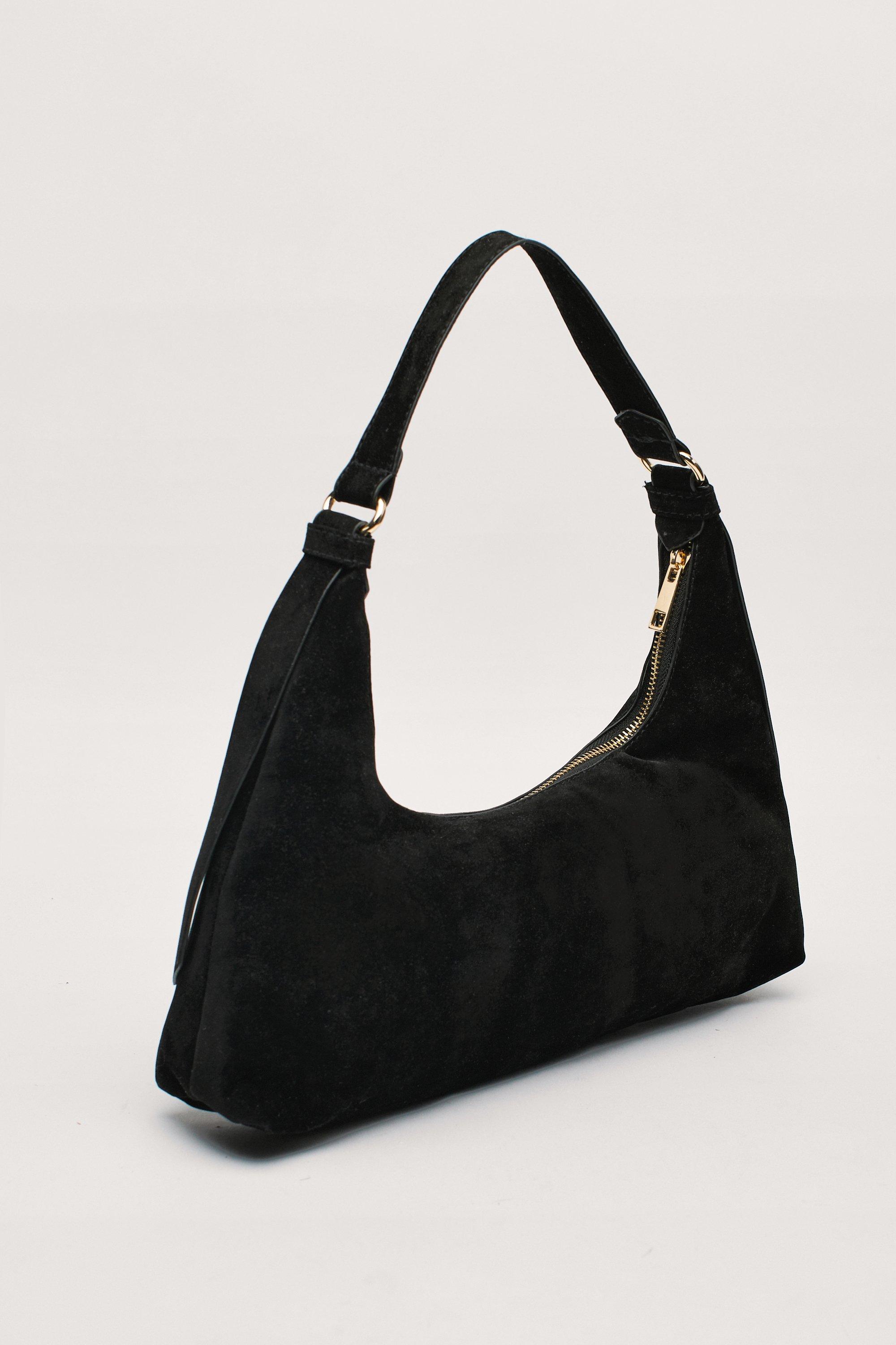 Suede slouch clearance shoulder bag