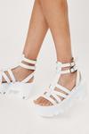 NastyGal Faux Leather Caged Chunky Cleat Sandals thumbnail 2