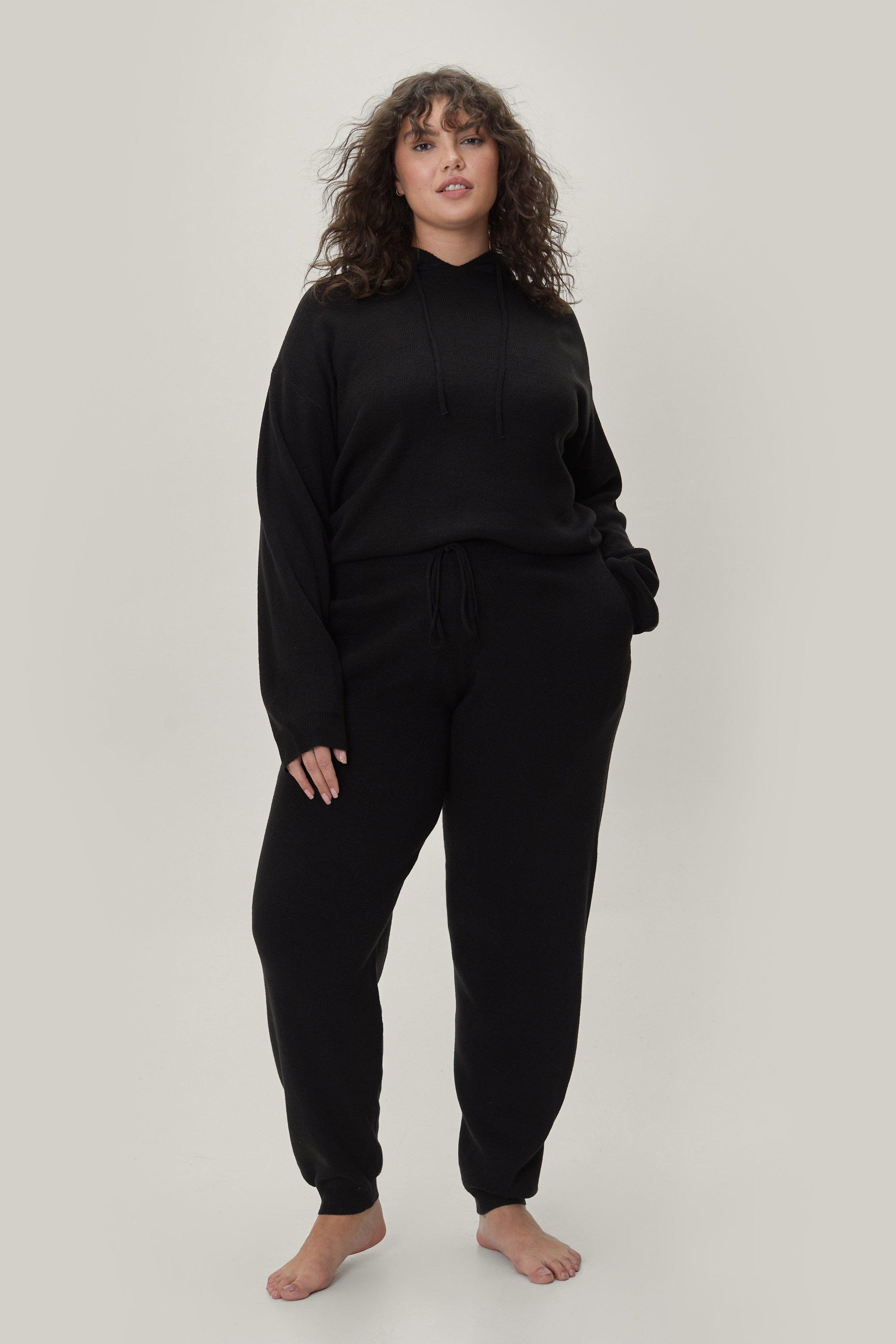 Plus size 2024 jogger sets