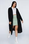NastyGal Plus Size Belted Knitted Longline Cardigan thumbnail 3
