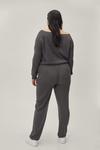 NastyGal Plus Size Off Shoulder Knitted Lounge Set thumbnail 3