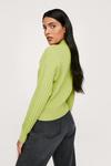 NastyGal High Neck Wide Ribbed Knitted Top thumbnail 4