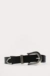 NastyGal Faux Leather Retro Engraved Western Belt thumbnail 1