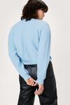 NastyGal Twist Front Long Sleeve Cropped Jumper thumbnail 4
