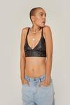 NastyGal Real Leather Studded Strappy Bralette thumbnail 3