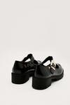 NastyGal Patent Faux Leather Chunky T Bar Flat Shoes thumbnail 4