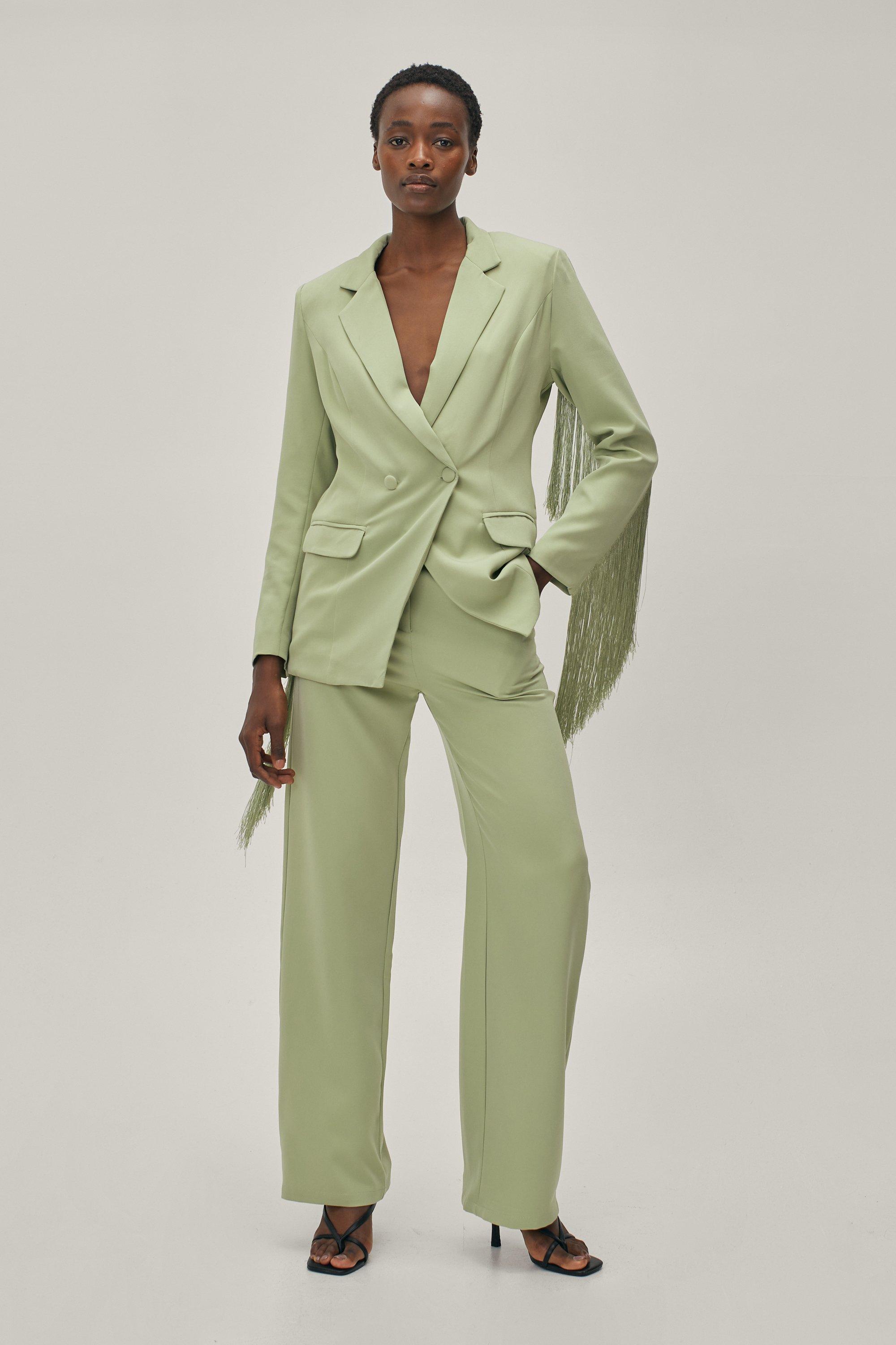 Women's tailored longline blazer sale