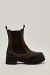 NastyGal Real Suede Contrast Cleated Chelsea Boots thumbnail 2