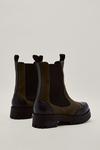 NastyGal Real Suede Contrast Cleated Chelsea Boots thumbnail 4