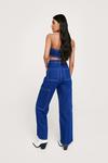 NastyGal Contrast Stitch Wide Leg Jeans thumbnail 4