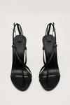 NastyGal Strappy Open Toe Curb Chain Clear High Heels thumbnail 3