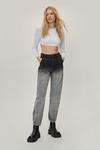 NastyGal Bleach Fade Tapered Jeans thumbnail 1