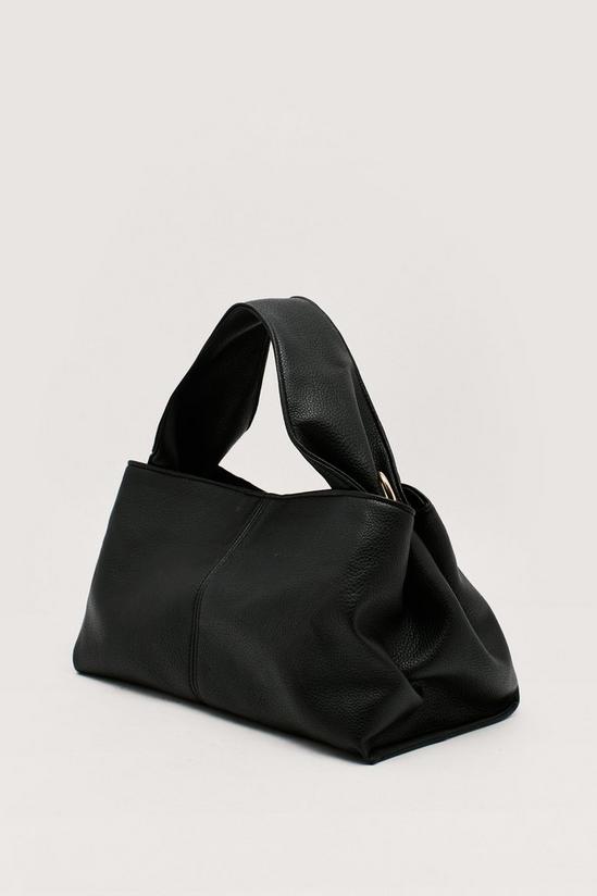 NastyGal Faux Leather Slouchy Day Tote Bag 2