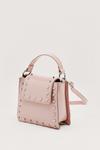 NastyGal Patent Faux Leather Studded Crossbody Bag thumbnail 3