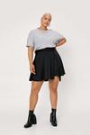 NastyGal Plus Size Satin Wrap Around Mini Skirt thumbnail 2