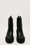 NastyGal Faux Leather Block Heeled Chelsea Boots thumbnail 2
