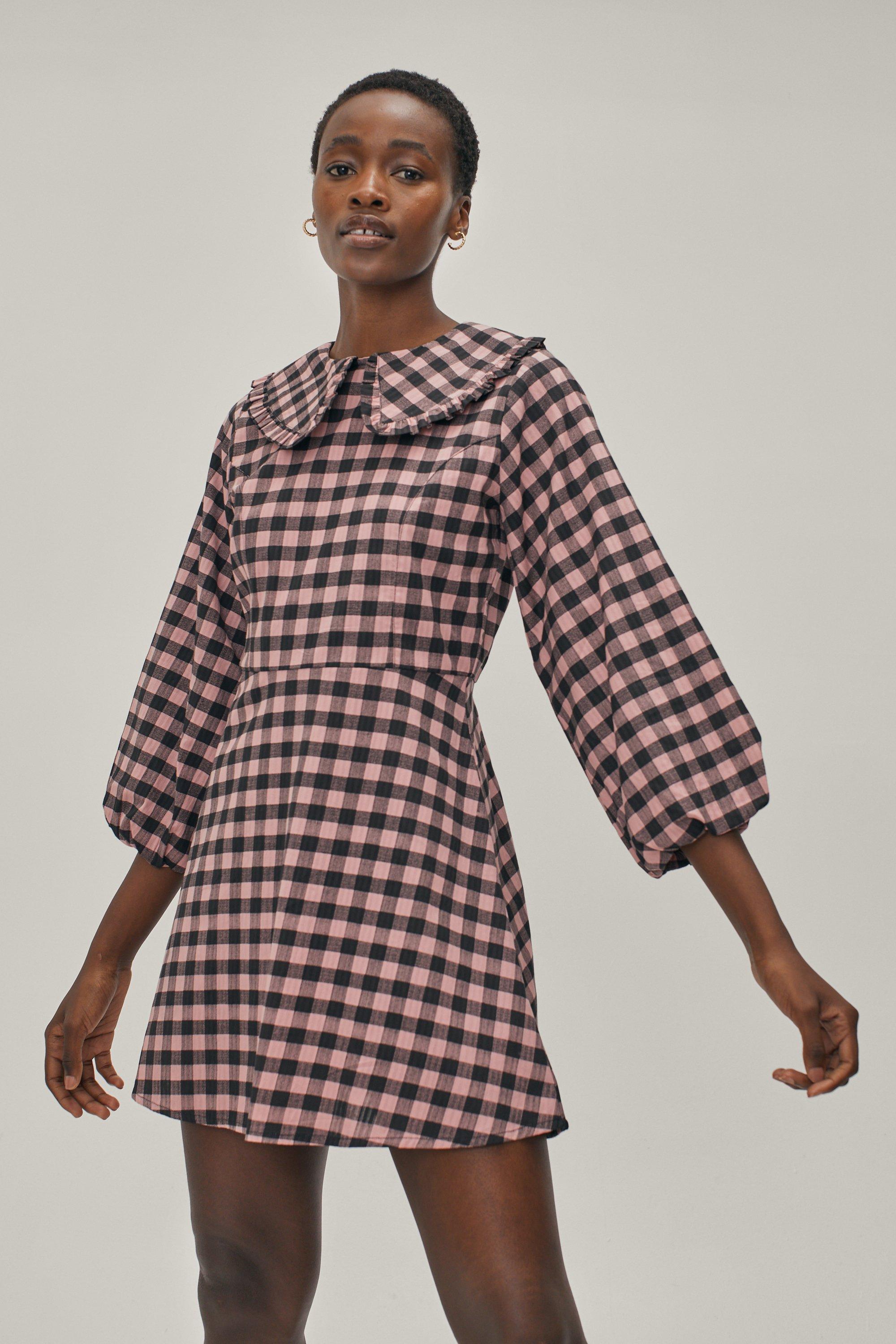 Skater dress collar store