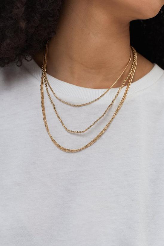 NastyGal 3 Layer Necklace 2