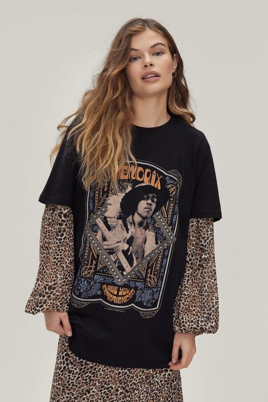 NastyGal Jimi Hendrix License T Shirt 2