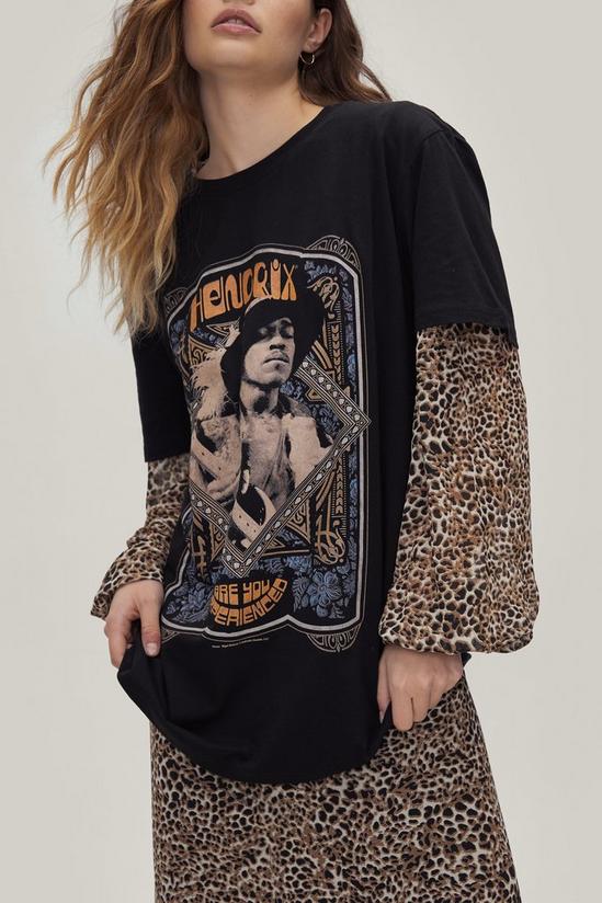 NastyGal Jimi Hendrix License T Shirt 3