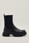 NastyGal Exposed Gusset Chunky Chelsea Boot thumbnail 1