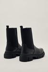 NastyGal Exposed Gusset Chunky Chelsea Boot thumbnail 4