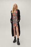 NastyGal Knitted Cardigan Button Front Dress thumbnail 2