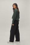 NastyGal Pintuck Detailed Wide Leg Tailored Trousers thumbnail 4