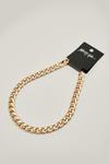 NastyGal Chunky Gold Plated Curb Chain Necklace thumbnail 3