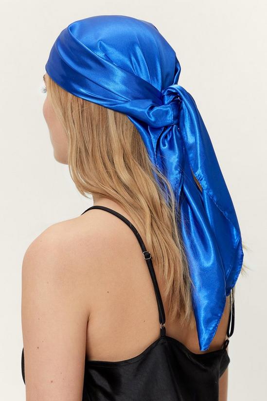 NastyGal Plain Satin Headscarf 1