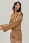 NastyGal Knitted Wide Sleeve Jumper and Shorts Loungewear Set thumbnail 3