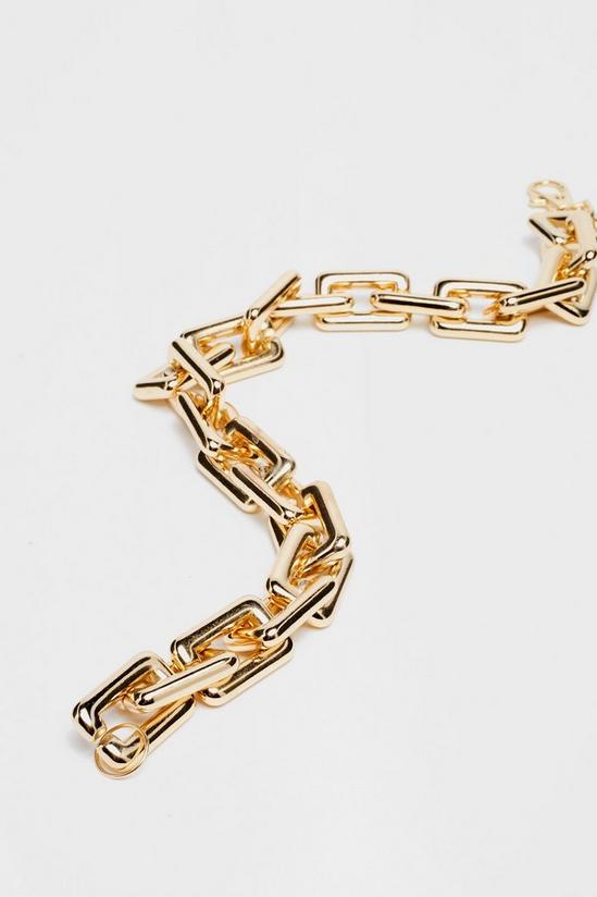NastyGal Fuck What They Link Chunky Chain Necklace 4