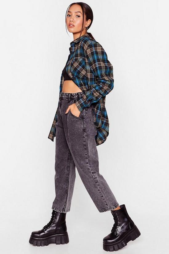 NastyGal Pleat Take Me With You Petite Jeans 1