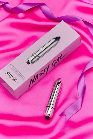 Tapered 7-Speed Mini Bullet Vibrator Sex Toy silver