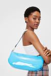 NastyGal WANT Shiny Patent Faux Leather Shoulder Bag thumbnail 1