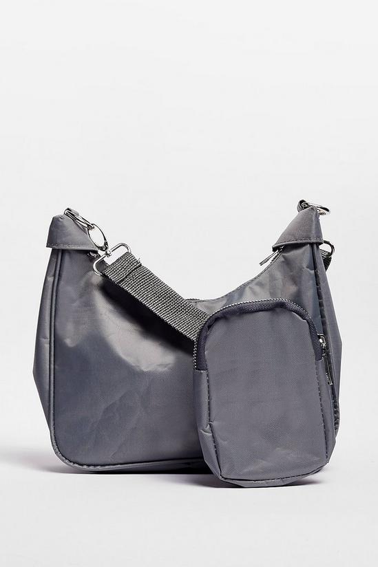 NastyGal Canvas Pouch Detail Shoulder Bag 3