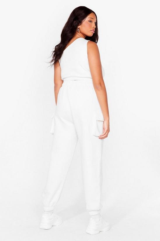 NastyGal As Easy As That Plus Size High-Waisted Joggers 4