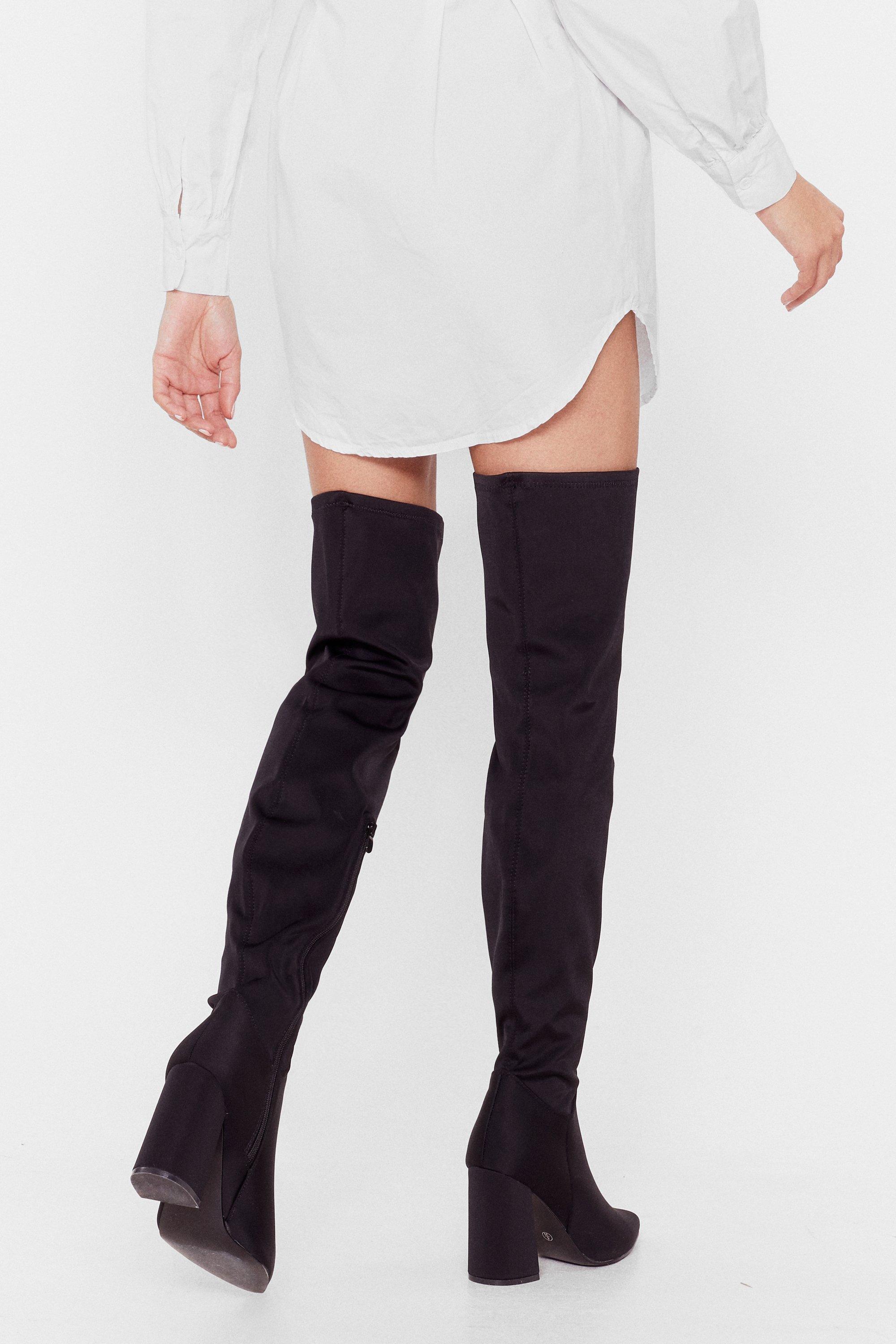 Boohoo suede boots sales