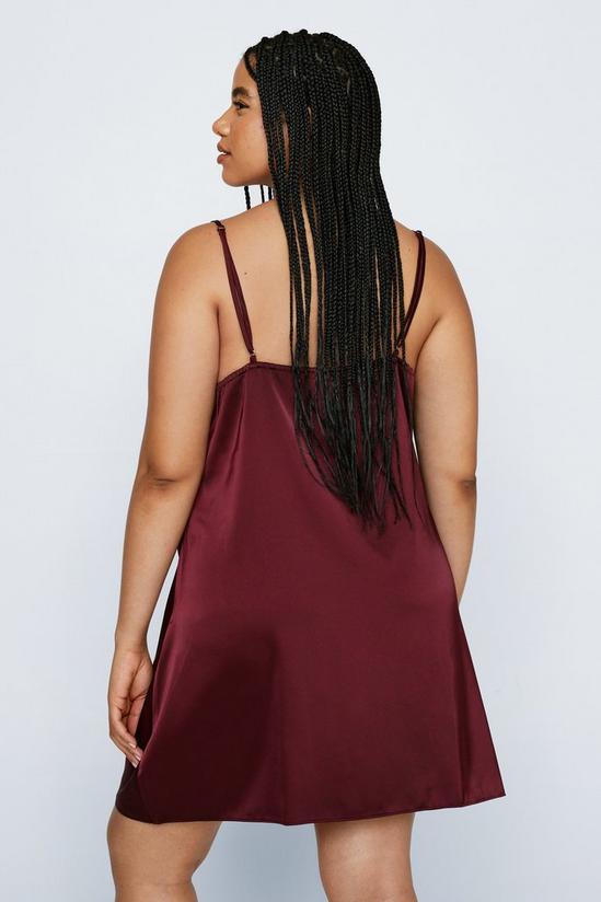 NastyGal Sought After Plus Size Satin Cowl Dress 4