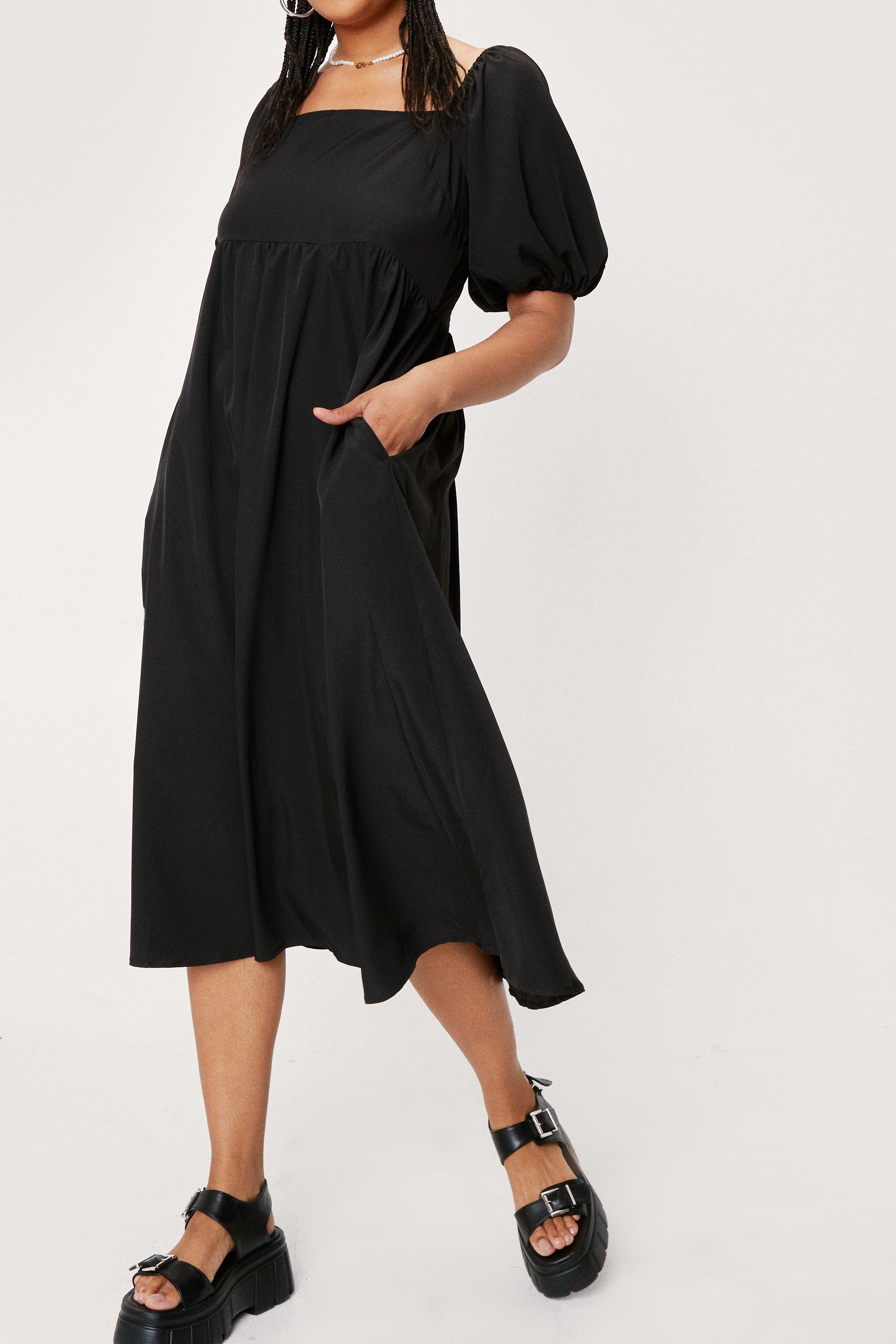 Boohoo flowy outlet dress