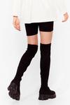 NastyGal Faux Suede Over the Knee Boots thumbnail 4