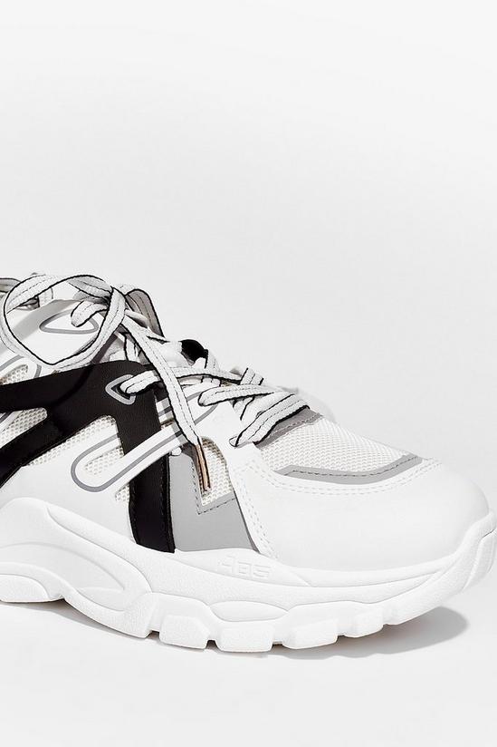 NastyGal In and Out Contrasting Chunky Sneakers 4