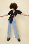 NastyGal Would You Puff Sleeve It Cropped Tie Blouse thumbnail 2